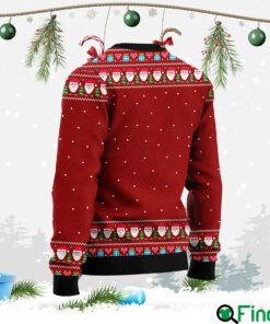 Dabbing Around The Christmas Tree Santa Claus And Goblin HZ102202 Ugly Christmas Sweatshirt