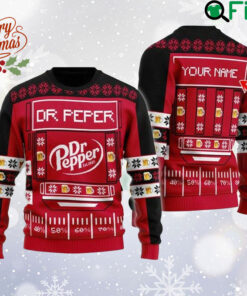 Dr Pepper Est 1885 Ugly Christmas Sweater, Dr Pepper Logo Sweatshirt, Dr Pepper Soda All Over Print Sweater, Xmas Sweater, Gift For Fan