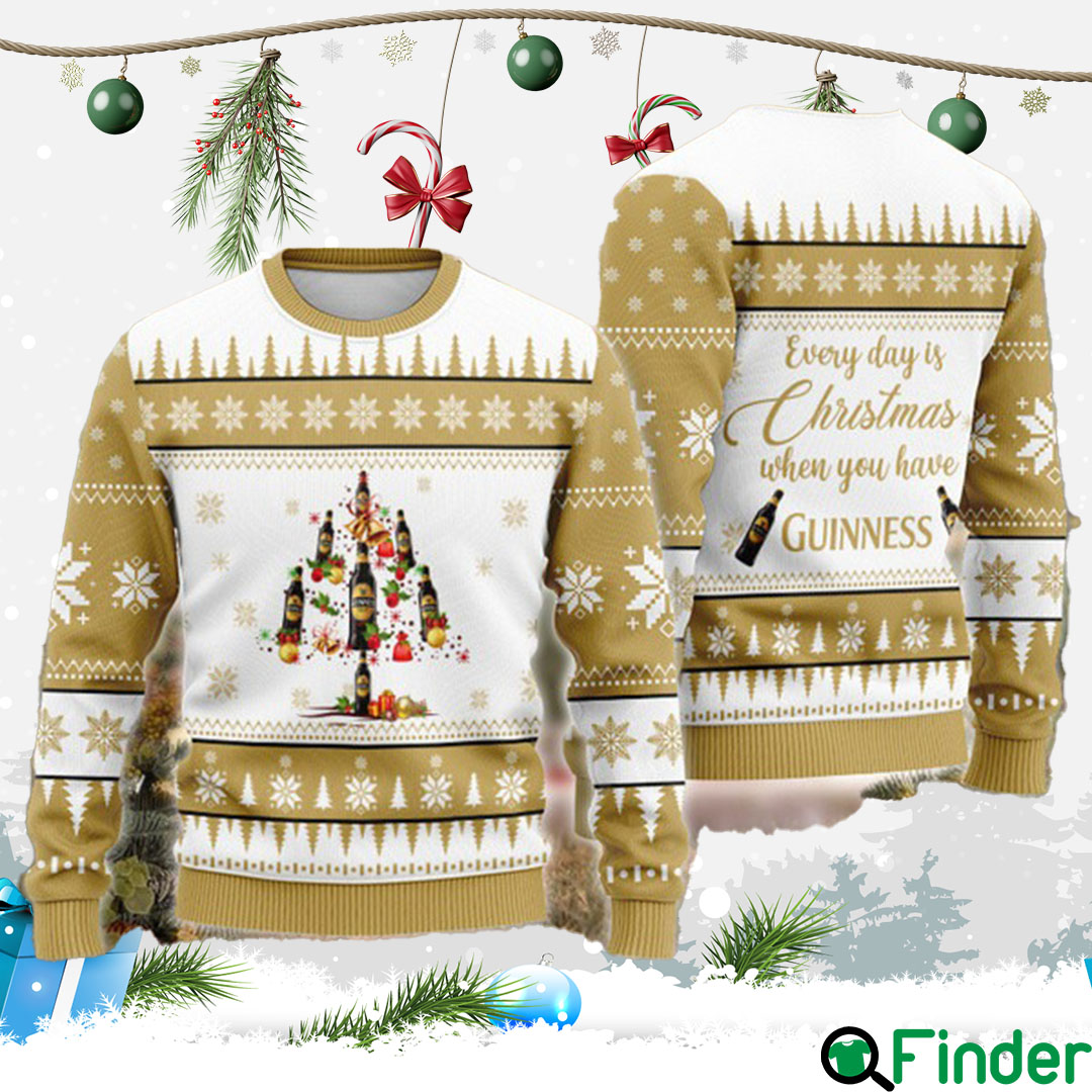 Everyday Is Christmas When U Have Guinness Ugly Sweater Everyday Is Christmas When U Have Guinness Ugly Sweater