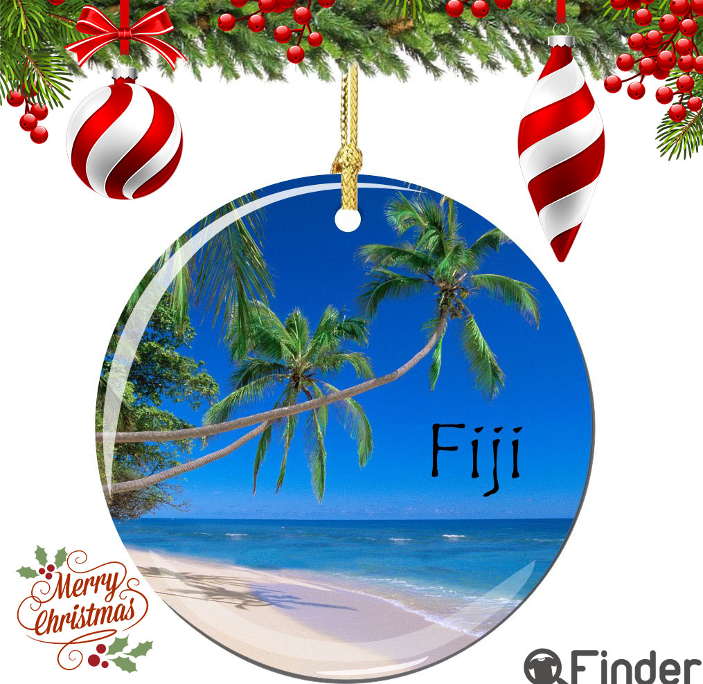 Fiji Christmas Ornament Porcelain Fiji Christmas Ornament Porcelain
