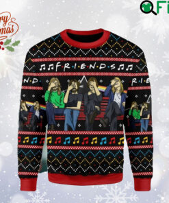Friends TV Series Ugly Christmas Sweater, Friends Movie Sweatshirt, TV Show All Over Print Sweater, Christmas Sweater, Gift For Fan