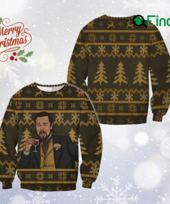 Funny Leo Meme Ugly Xmas Sweater, Leo nardo Dica prio Laughing Meme All Over Print Sweatshirt, Woolen Sweatshirt, Christmas Gift
