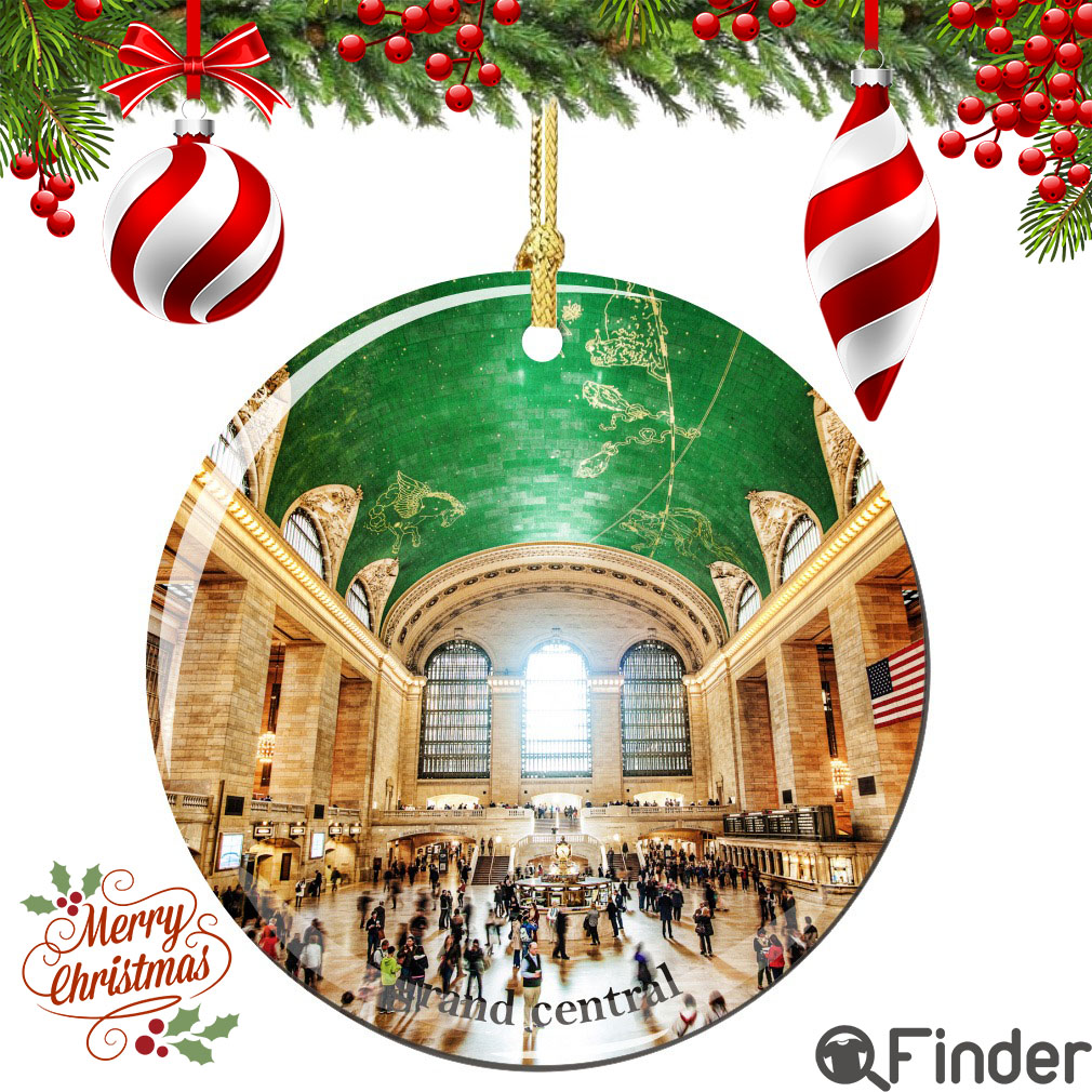 Grand Central Terminal Porcelain Christmas Ornament Grand Central Terminal Porcelain Christmas Ornament