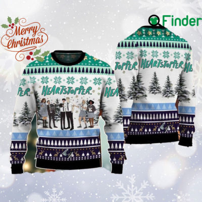 Heartstopper Season 2 Ugly Christmas Sweater, Nick And Charlie Sweatshirt, LQBT Pride Sweater, Heartstopper Book Merch, Gift For Fan