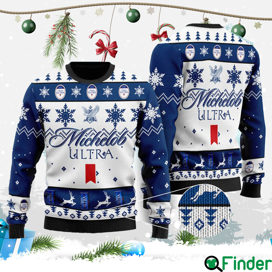 Michelob Ultra Ugly Christmas Sweater Michelob Ultra Ugly Christmas Sweater