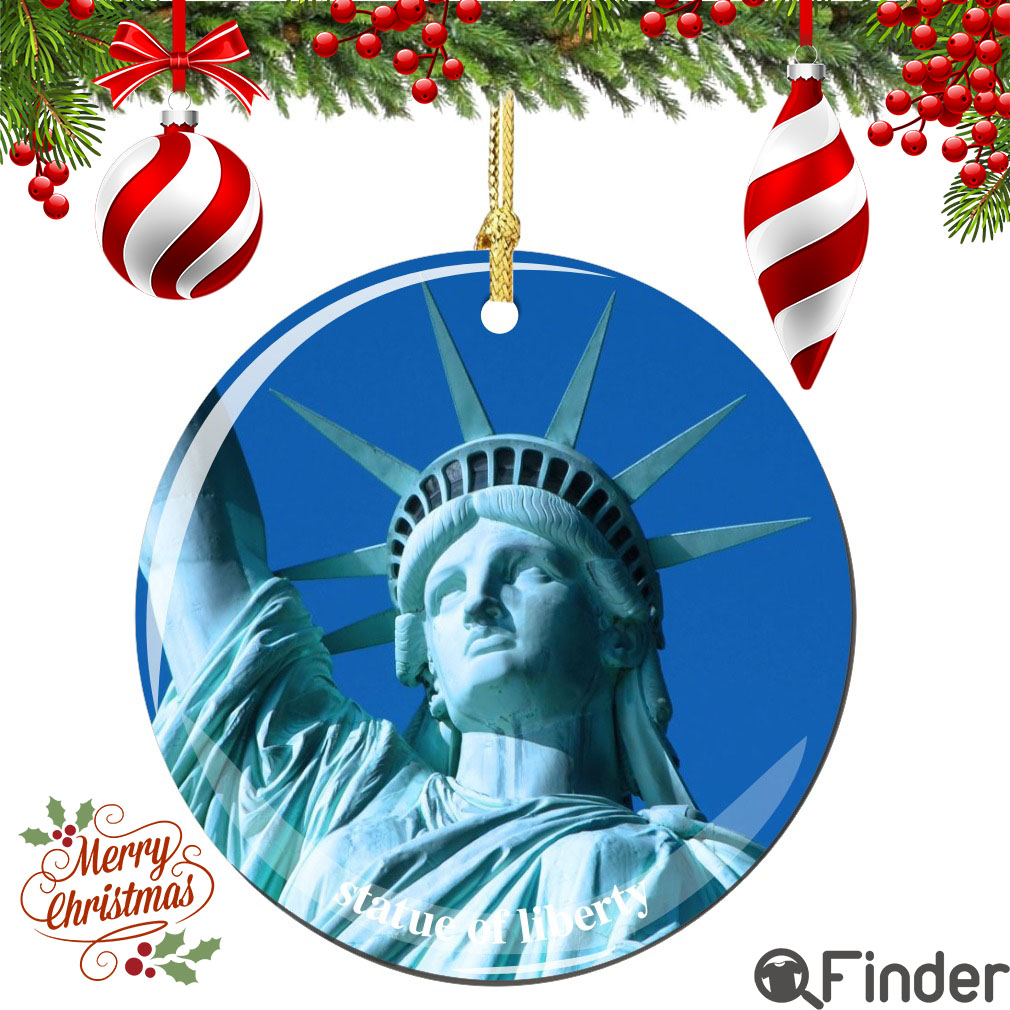 Statue of Liberty Porcelain Christmas Ornament Statue of Liberty Porcelain Christmas Ornament