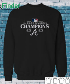 Sweatshirt Atlanta Braves 2023 NL East Division Champions Logo Shirt