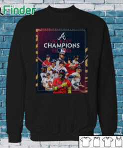 Sweatshirt Atlanta Braves Back 5 Back NL East Division Champions Shirt
