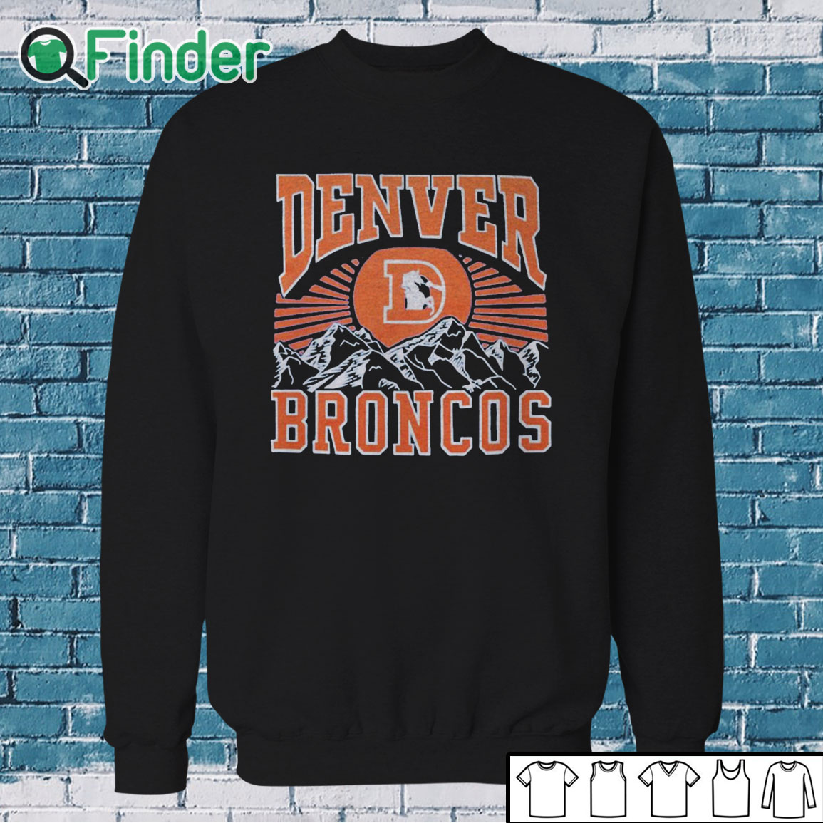Sweatshirt Denver Broncos Mountains T Shirt Sweatshirt Denver Broncos Mountains T Shirt