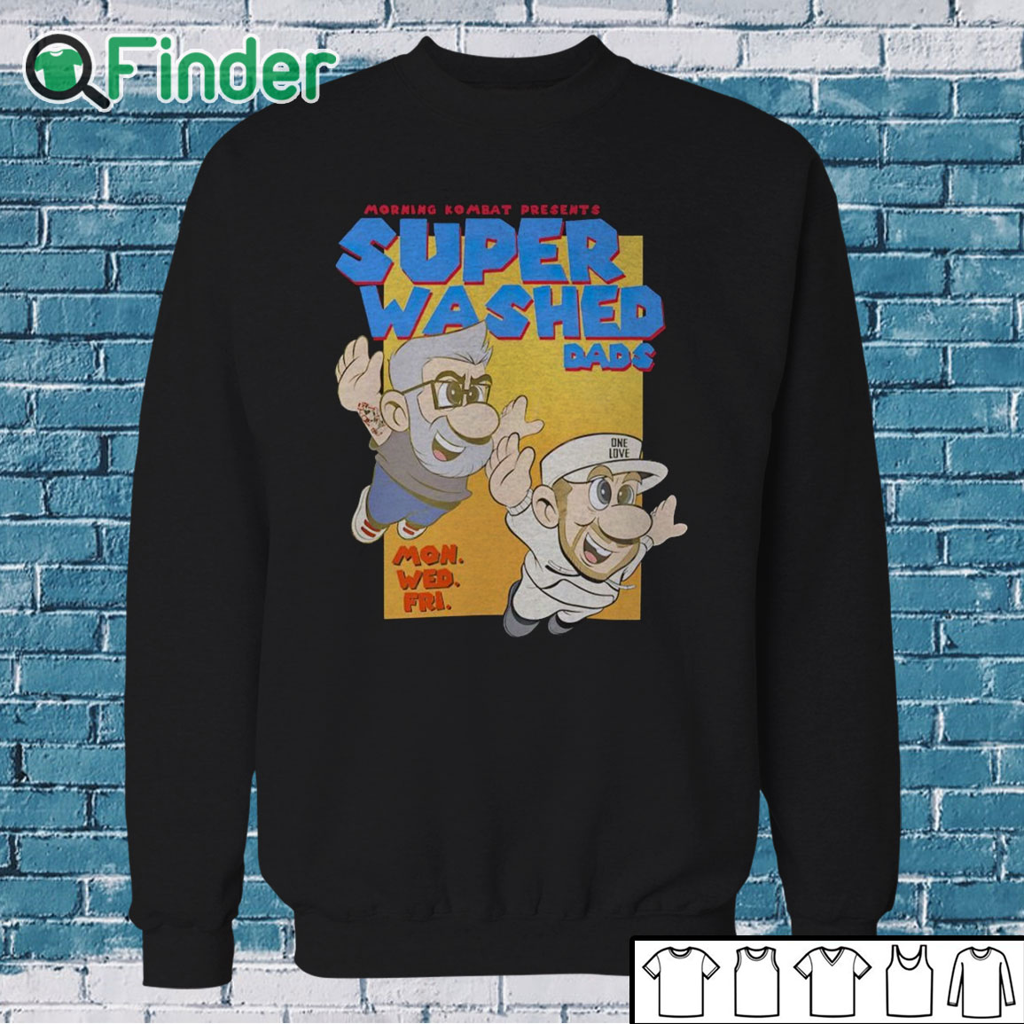 Sweatshirt Morning Kombat Super Washed Dads Shirt Sweatshirt Morning Kombat Super Washed Dads Shirt