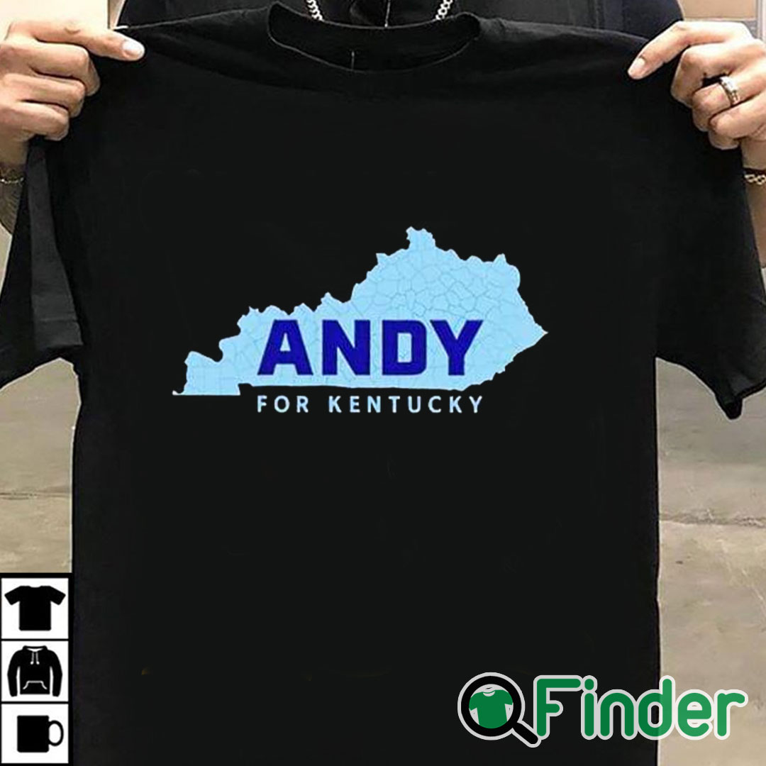 T shirt black Andy For Kentucky Map Shirt T shirt black Andy For Kentucky Map Shirt