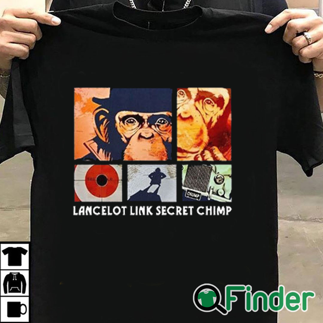 T shirt black Lancelot Link Secret Chimp T Shirt T shirt black Lancelot Link Secret Chimp T Shirt