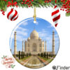 Taj Mahal Porcelain Christmas Ornament