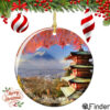 Tokyo Japan Christmas Ornament Porcelain