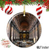Trinity College Library Dublin Christmas Ornament Porcelain