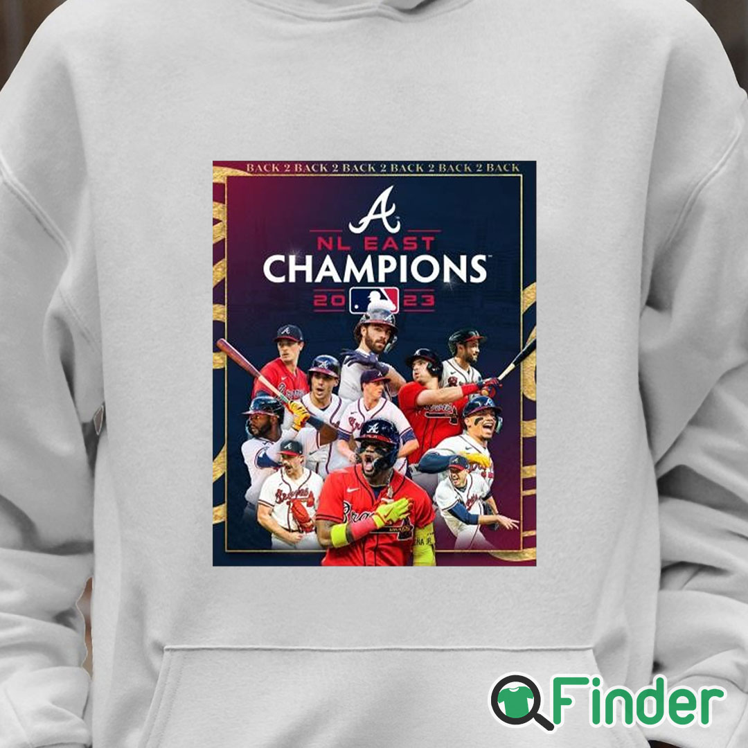 Unisex Hoodie Atlanta Braves Back 5 Back NL East Division Champions Shirt Unisex Hoodie Atlanta Braves Back 5 Back NL East Division Champions Shirt