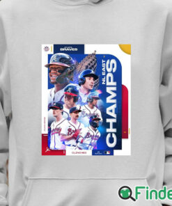Unisex Hoodie Atlanta Braves NL East Division Champions 2023 Postseason Clinched Shirt
