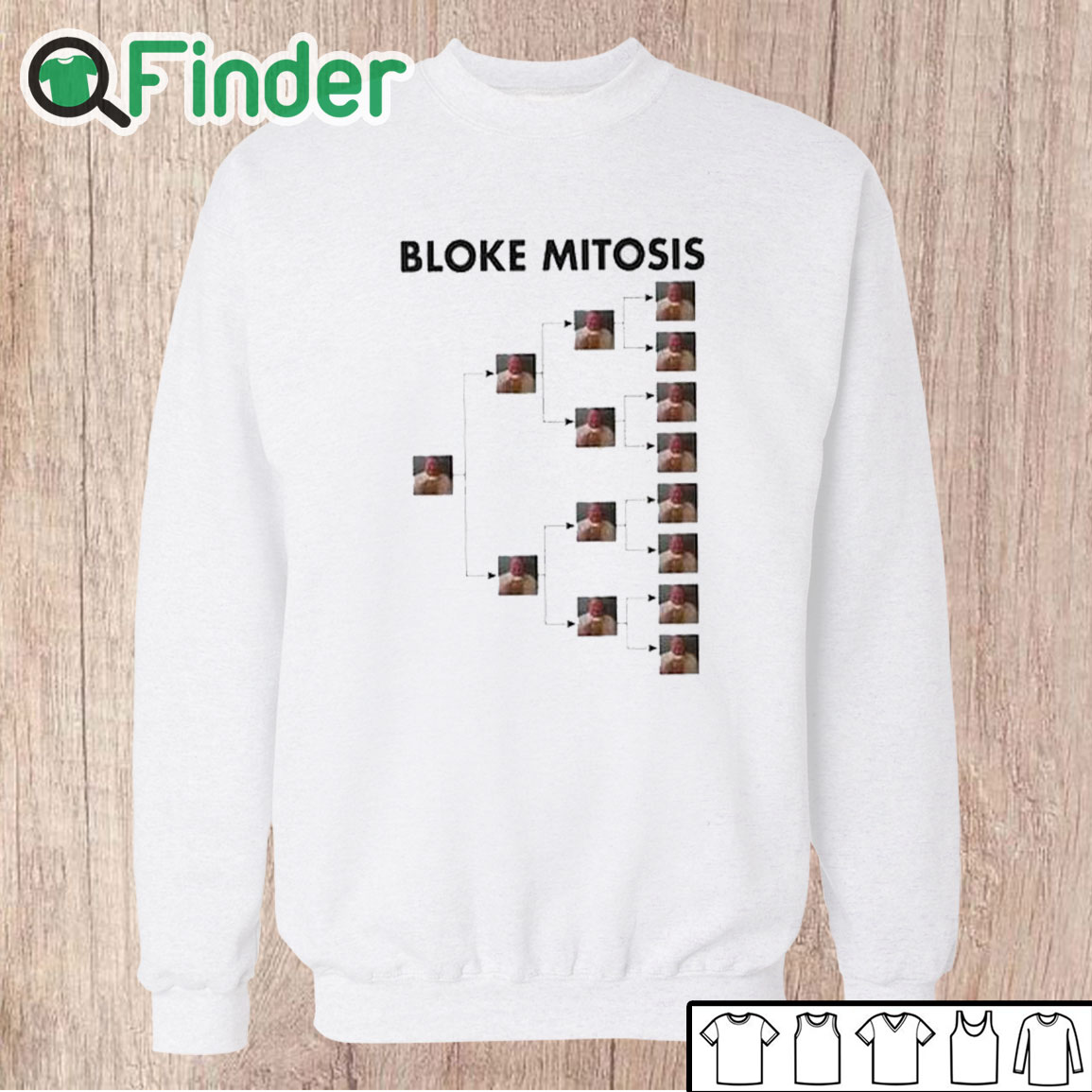 Unisex Sweatshirt Bloke Mitosis Funny Meme Shirt Unisex Sweatshirt Bloke Mitosis Funny Meme Shirt