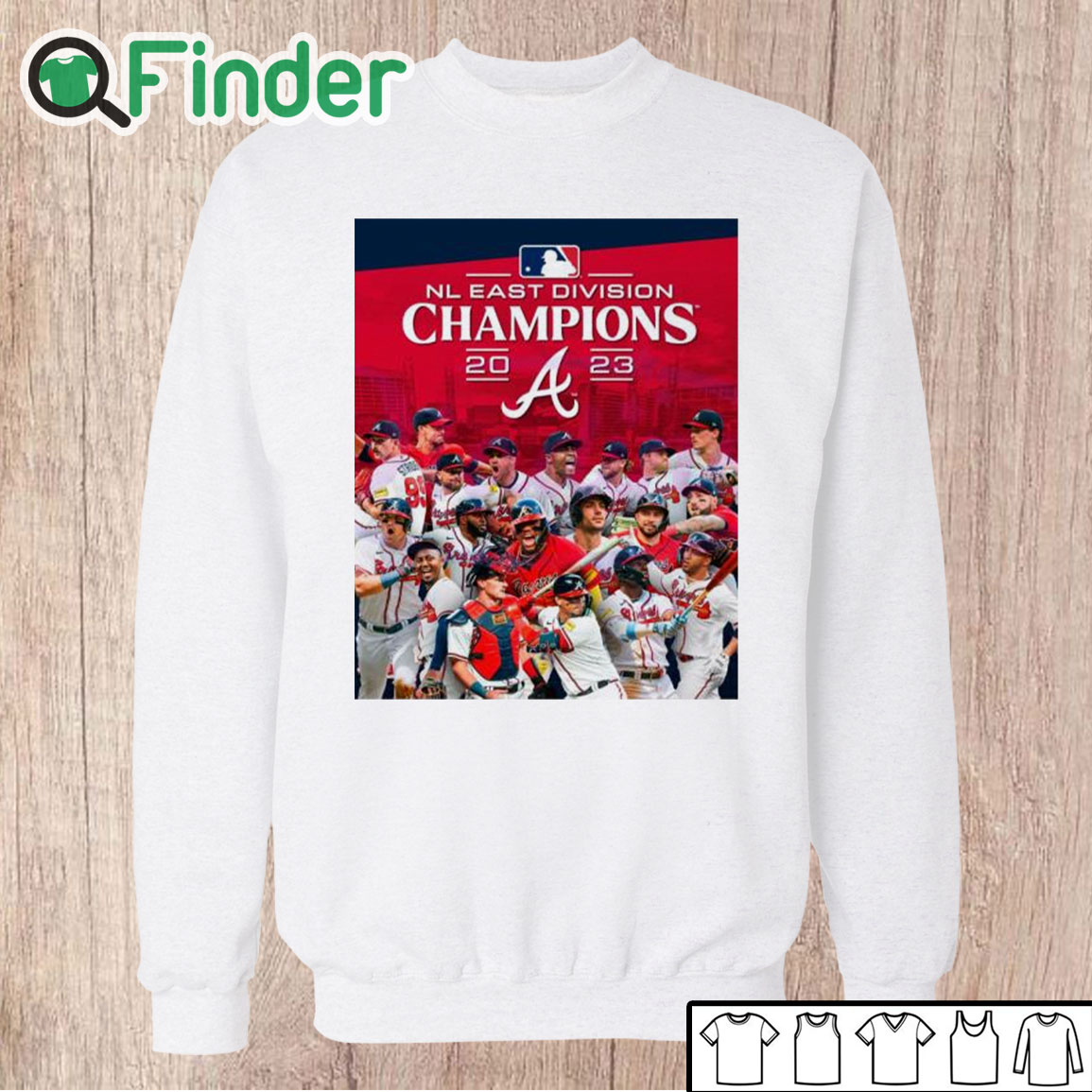 Unisex Sweatshirt The Atlanta Braves are 2023 NL East Champions shirt Unisex Sweatshirt The Atlanta Braves are 2023 NL East Champions shirt
