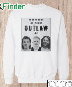 Unisex Sweatshirt Zach Bryan Mugshot Make America Outlaw Again shirt
