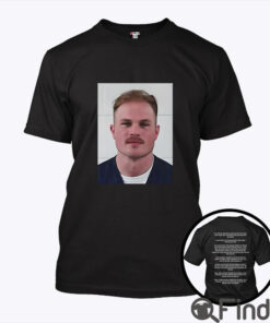 Zach Bryan Mugshot I've Taken My Motorbike Down The Pacific 101 T Shirt