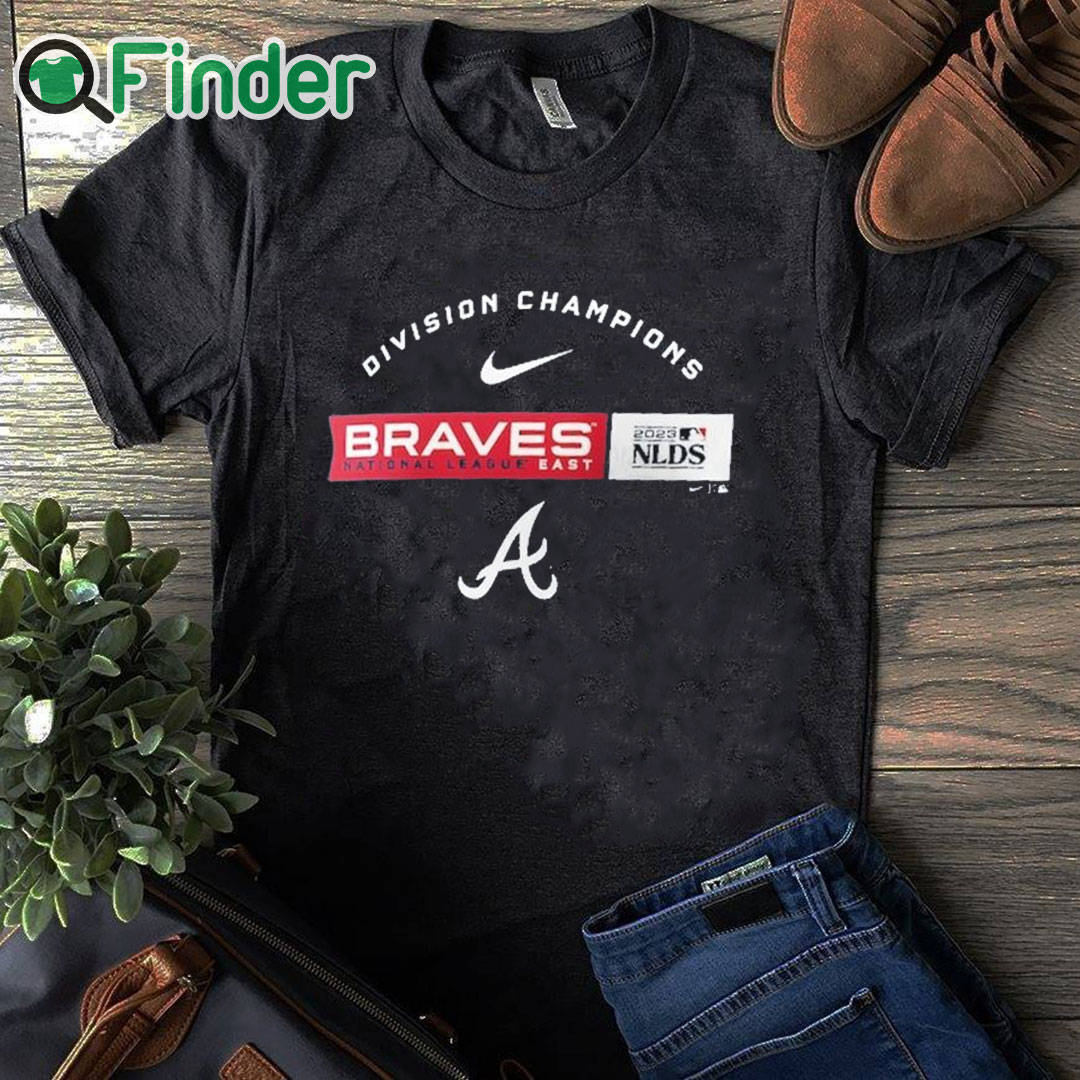 black T shirt Atlanta Braves Nike 2023 NL East Division Champions Shirt black T shirt Atlanta Braves Nike 2023 NL East Division Champions Shirt