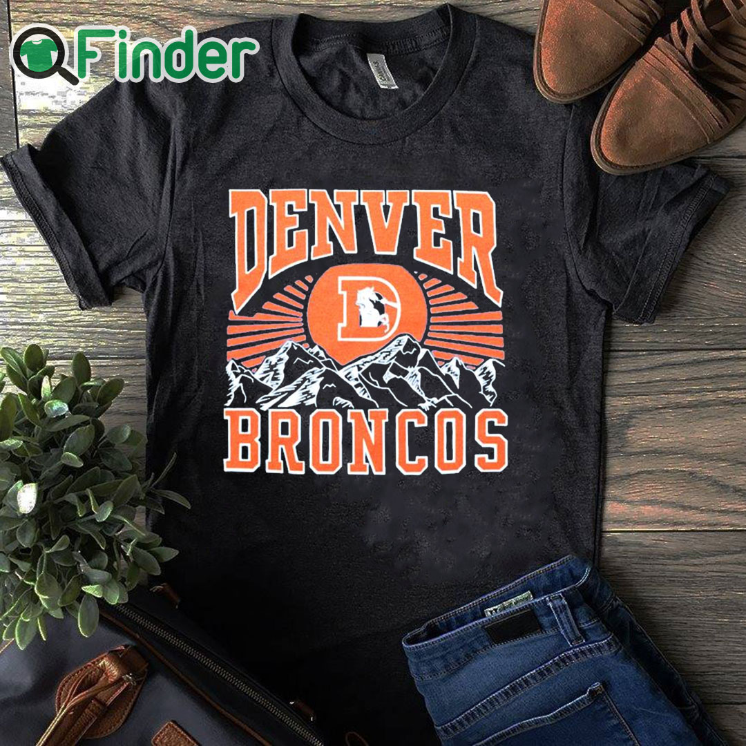 black T shirt Denver Broncos Mountains T Shirt black T shirt Denver Broncos Mountains T Shirt