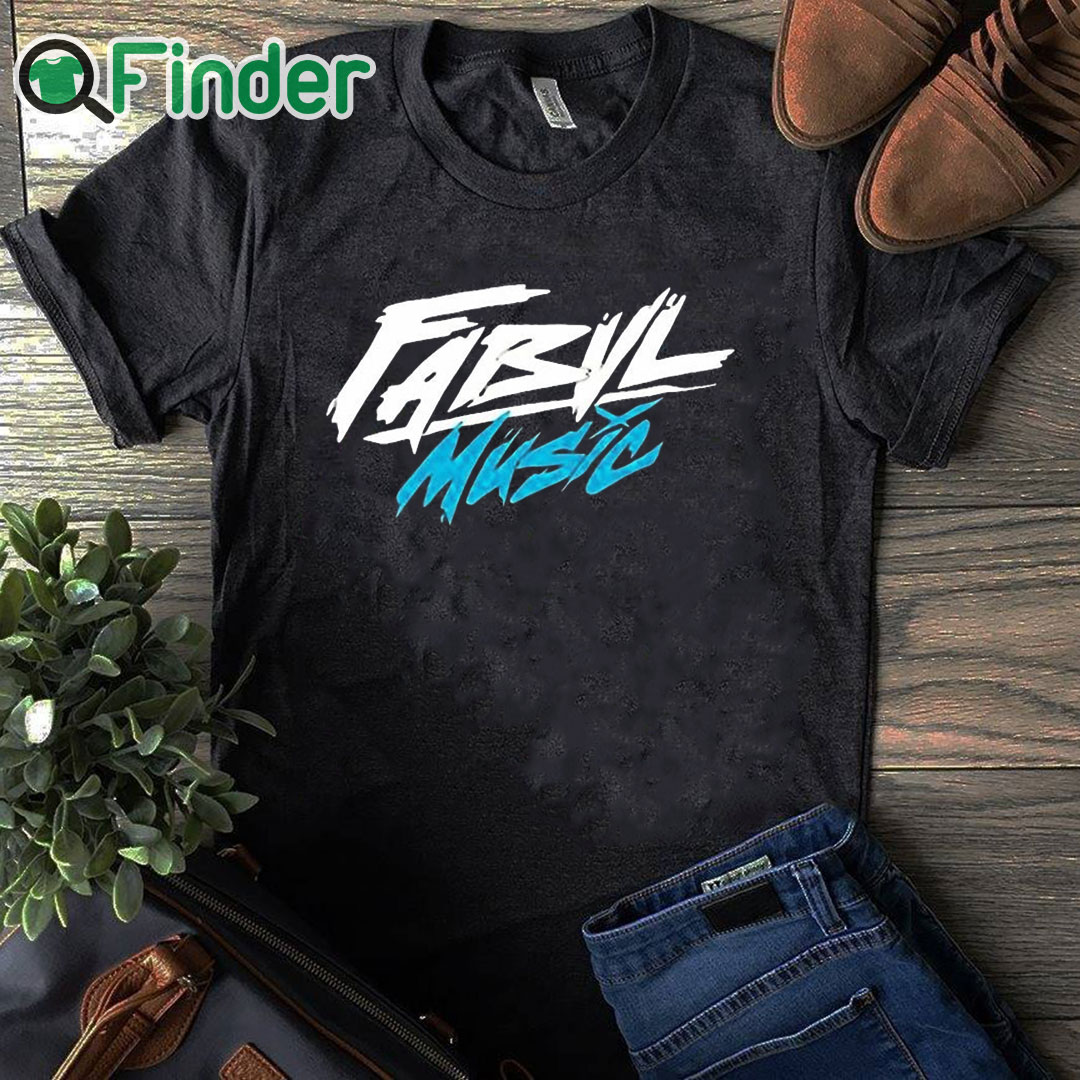 black T shirt Fabvl Music Shirt black T shirt Fabvl Music Shirt