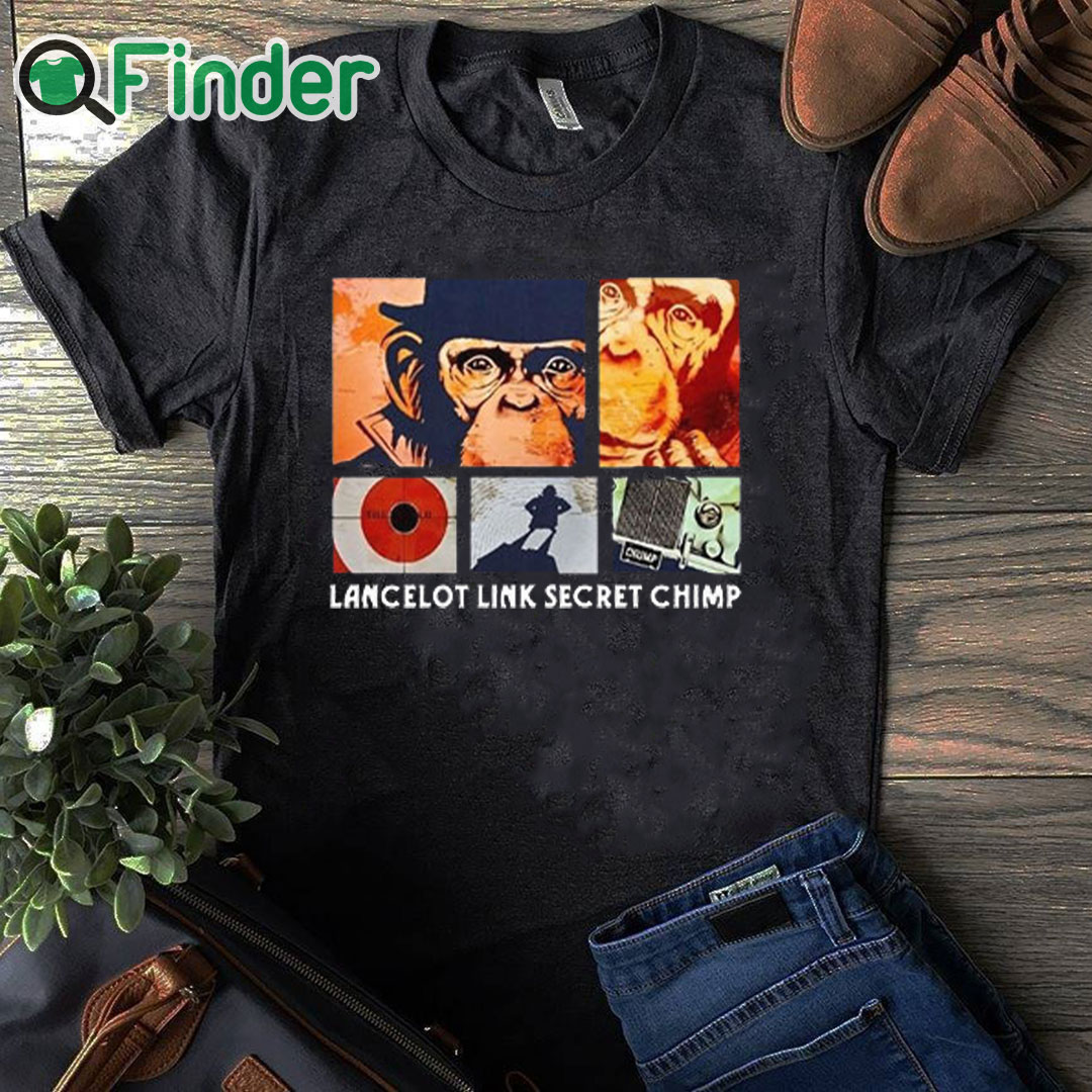 black T shirt Lancelot Link Secret Chimp T Shirt black T shirt Lancelot Link Secret Chimp T Shirt