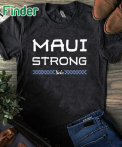 black T shirt UCLA Maui Strong Shirt