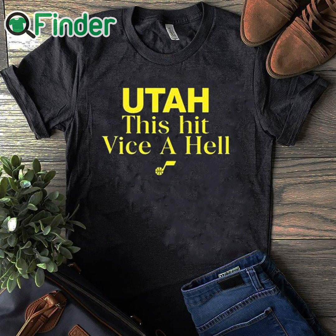 black T shirt Utah This Hit Vice A Hell Shirt black T shirt Utah This Hit Vice A Hell Shirt