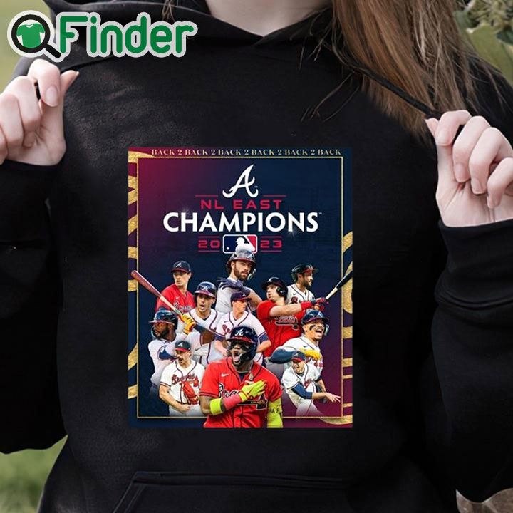 black hoodie Atlanta Braves Back 5 Back NL East Division Champions Shirt black hoodie Atlanta Braves Back 5 Back NL East Division Champions Shirt