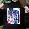 black hoodie Atlanta Braves NL East Division Champions 2023 Postseason Clinched Shirt