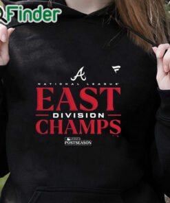 black hoodie Atlanta Braves NL East Division Champions Shirt