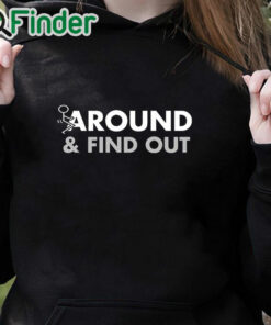 black hoodie Deion Sanders Bodyguard Shirt Fuck Around And Find Out