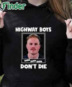 black hoodie Highway Boys Don't Die Zach Bryan Mugshot Shirt