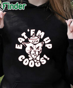 black hoodie Houston Cougars Eat ‘Em Up Coogs T Shirt