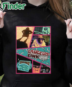 black hoodie Lancelot Link T Shirt