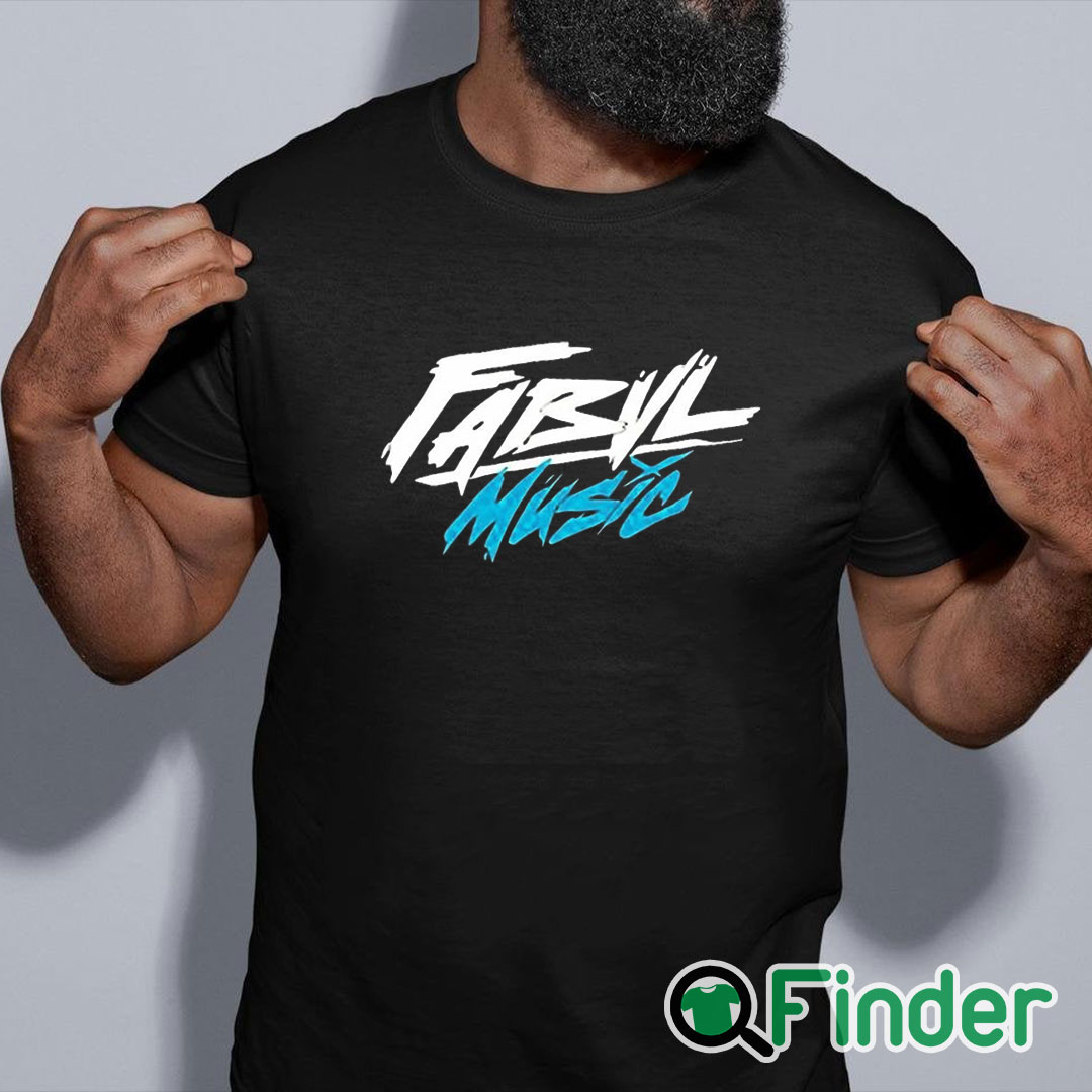 black shirt Fabvl Music Shirt black shirt Fabvl Music Shirt