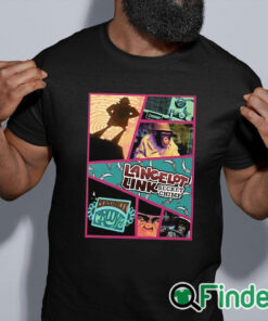 black shirt Lancelot Link T Shirt