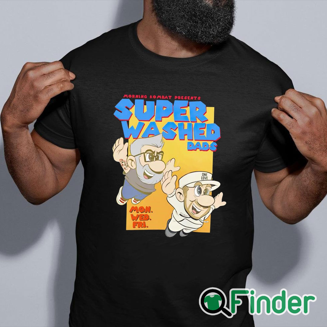 black shirt Morning Kombat Super Washed Dads Shirt black shirt Morning Kombat Super Washed Dads Shirt