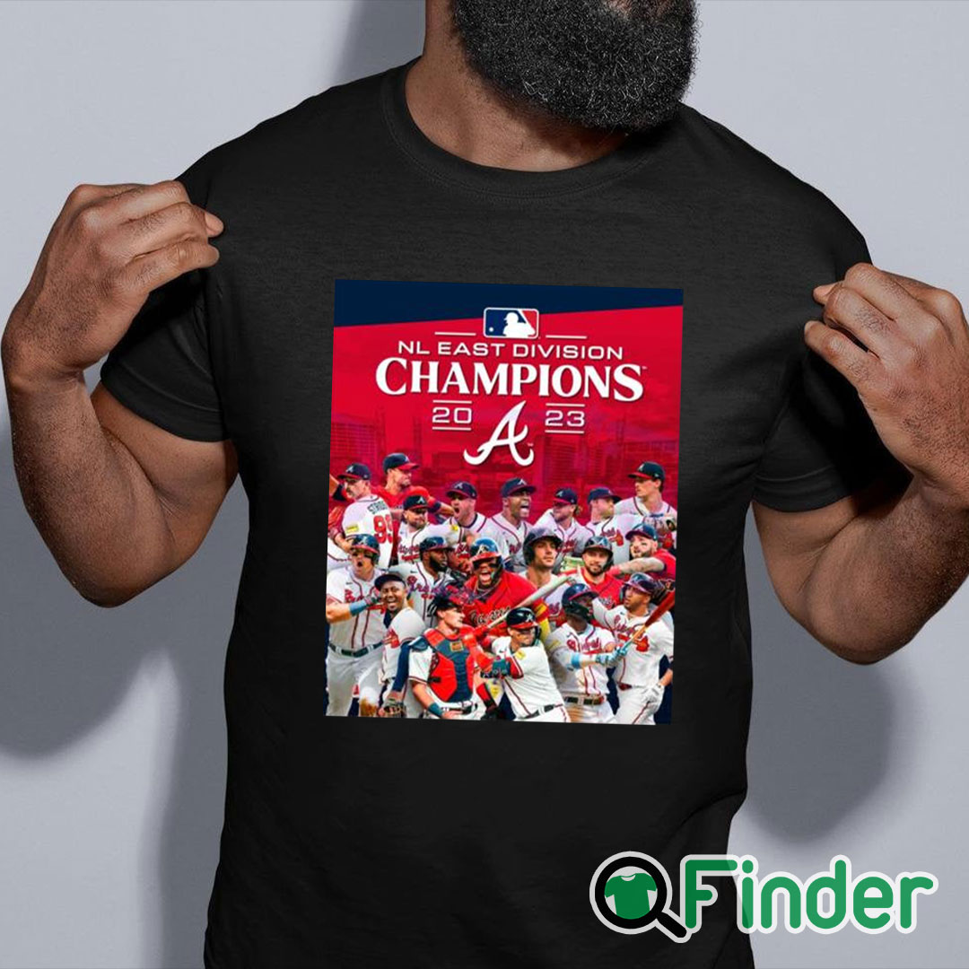 black shirt The Atlanta Braves are 2023 NL East Champions shirt black shirt The Atlanta Braves are 2023 NL East Champions shirt