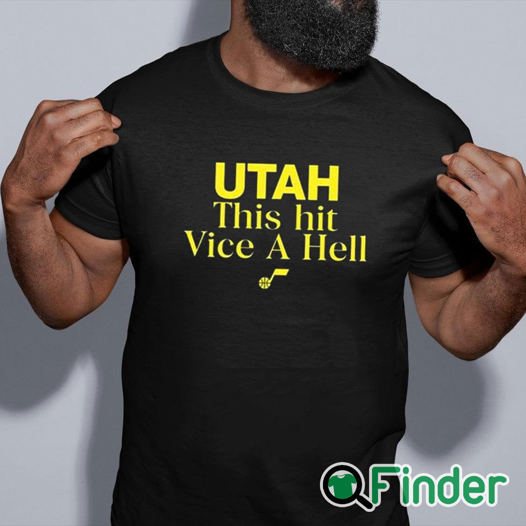 black shirt Utah This Hit Vice A Hell Shirt black shirt Utah This Hit Vice A Hell Shirt