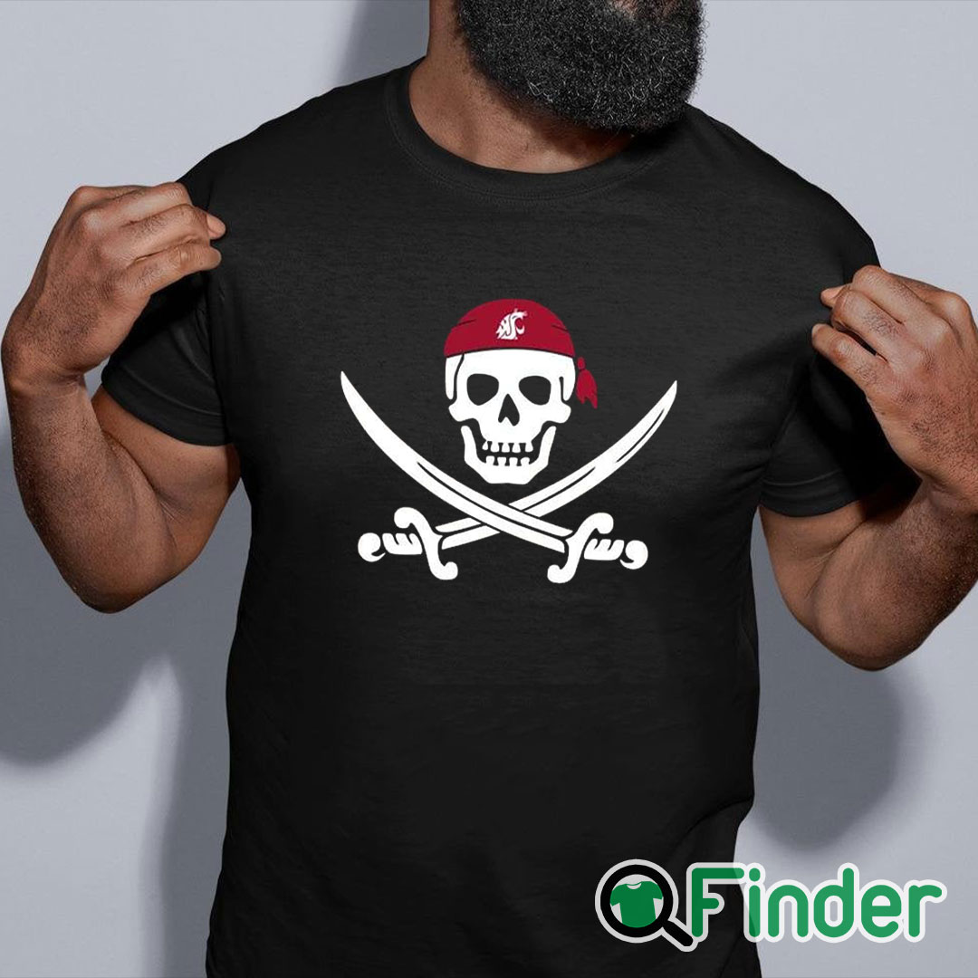 black shirt Washington State Pirate Shirt black shirt Washington State Pirate Shirt