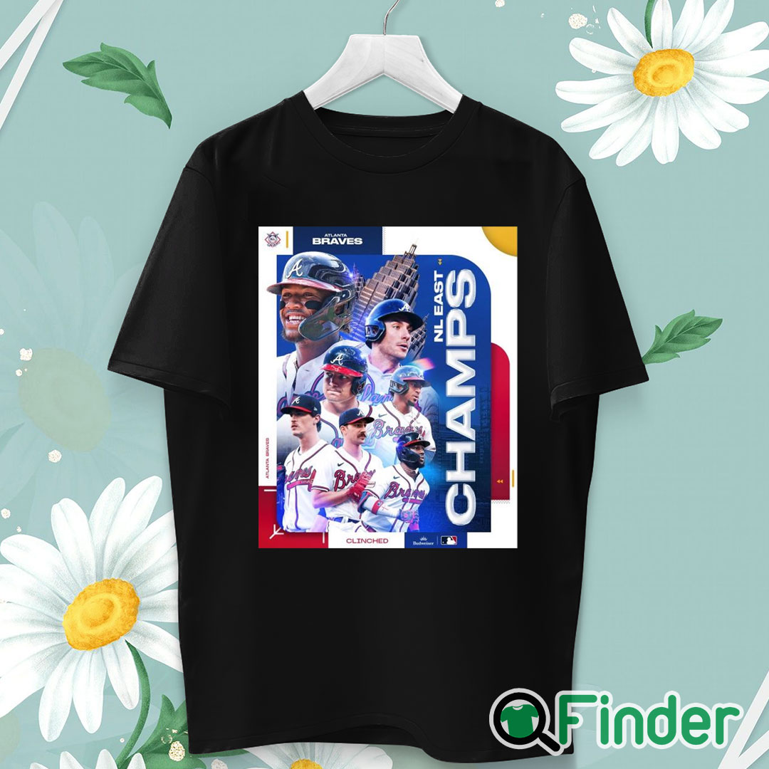 unisex T shirt Atlanta Braves NL East Division Champions 2023 Postseason Clinched Shirt unisex T shirt Atlanta Braves NL East Division Champions 2023 Postseason Clinched Shirt