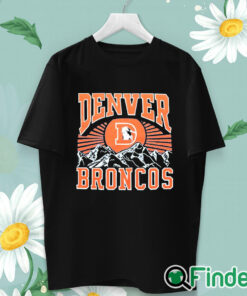 unisex T shirt Denver Broncos Mountains T Shirt