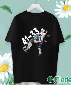 unisex T shirt Tom Brady Philadelphia Eagles 41 New England Patriots 33 Shirt