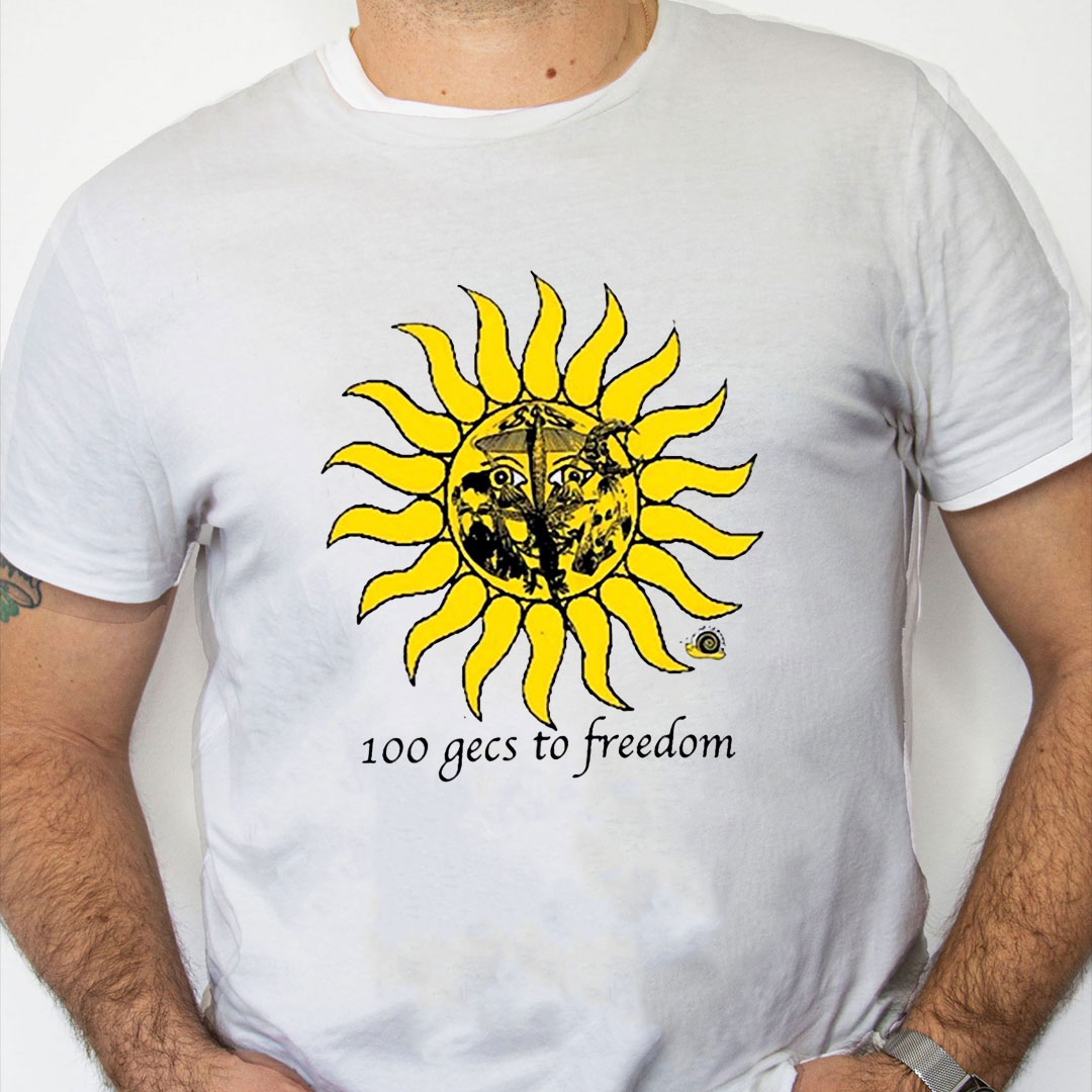 white Shirt 100 Gecs To Freedom Shirt white Shirt 100 Gecs To Freedom Shirt