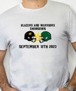 white Shirt Blazers And Warriors Showdown September 12th 2023 Shirt