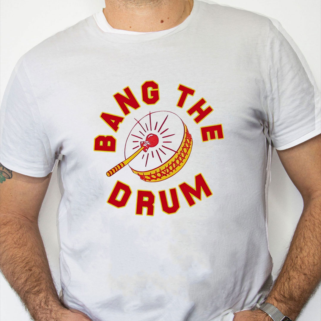 white Shirt Chad Henne Bang The Drum Shirt white Shirt Chad Henne Bang The Drum Shirt